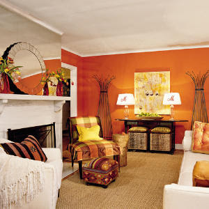 Orange Bedroom Ideas on Little Girls Bedroom  Orange Living Room Ideas   Orange Living Room