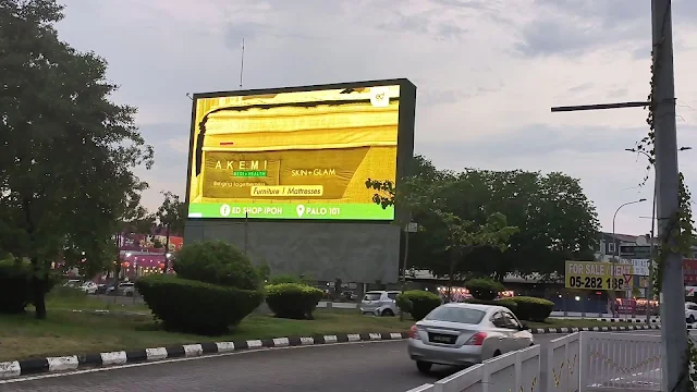 Ipoh LED Screen Advertising Malaysia Jalan Sultan Iskandar Digital OOH Advertising