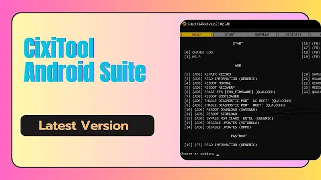 Download CixiTool Android Suite v1.2.1.4.24b | Latest Version | 2024