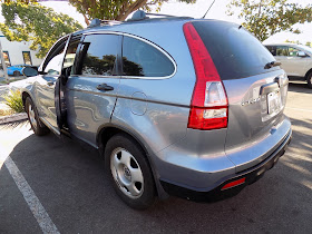 Honda CR-V before collision repairs at Almost Everything Auto Body.