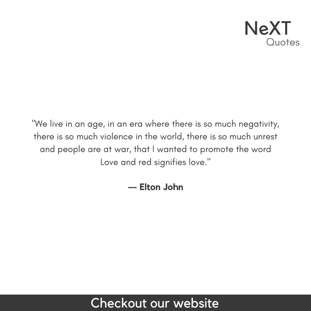 Elton John Quotes