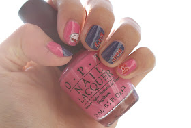 OPI Pink Nail Polish Hello Kitty Nail Sticker
