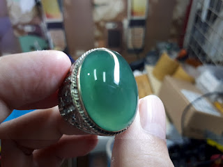 Bacan Doko Super BC061 Giwang Body Kaca Ikatan Perak Kokoh