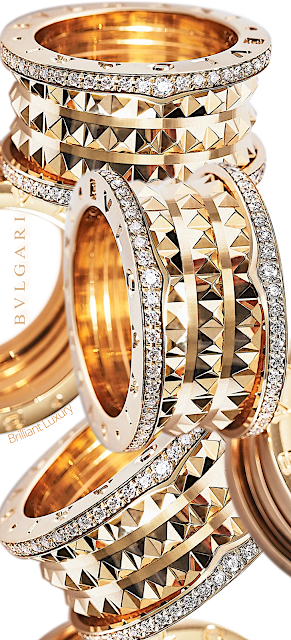 ♦Bvlgari B.Zero1 rose gold Rock ring #jewelry #bvlgari #bzero1 #brilliantluxury