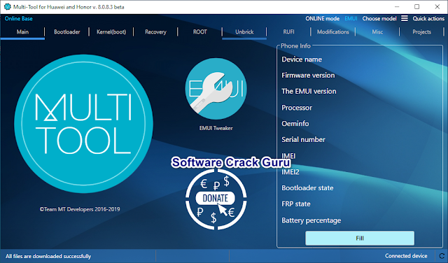 Multi Tool 2019 Special for Huawei & Honor New Version Setup V.8.0.8.3