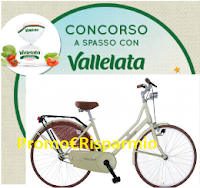 Logo Concorso ''A spasso con Vallelata'' : vinci 90 biciclette Olanda Masciaghi