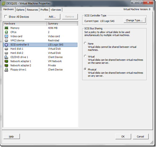 SCSI Controller Physical