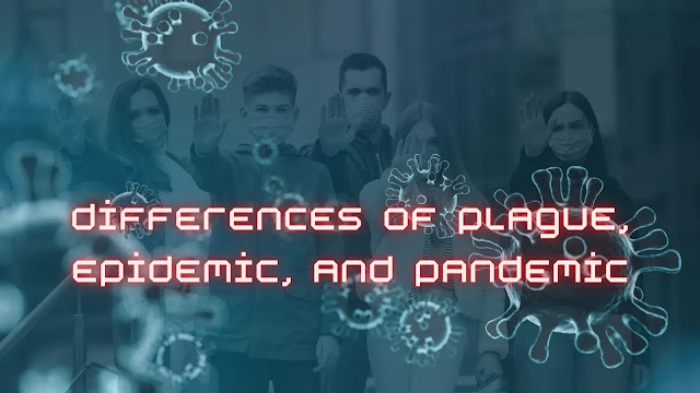 Differences of Plague, Epidemic, and Pandemic