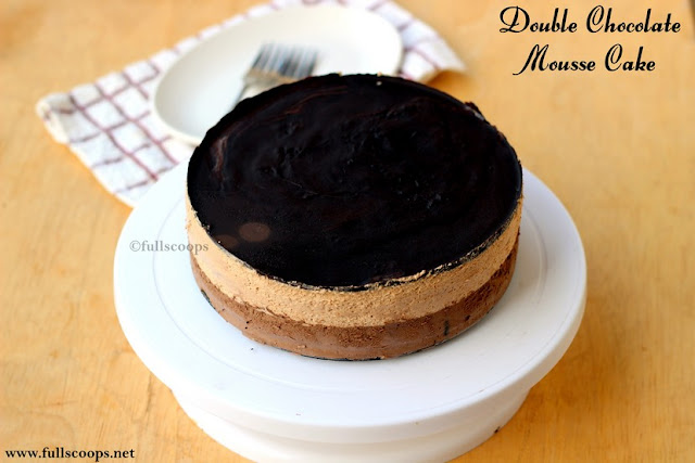 Double Chocolate Mousse Cake 