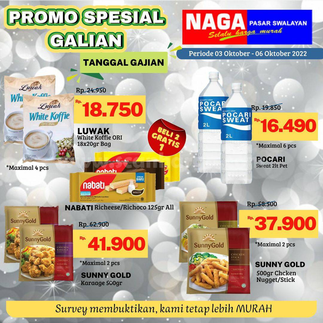 Katalog Promo NAGA SWALAYAN Terbaru 3 - 6 Oktober 2022
