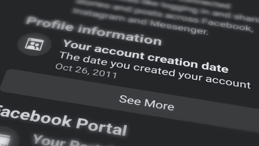 Facebook Account Creation Date