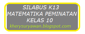 Silabus K13 Matematika Peminatan Kelas X Revisi 2020 Kherysuryawan Id