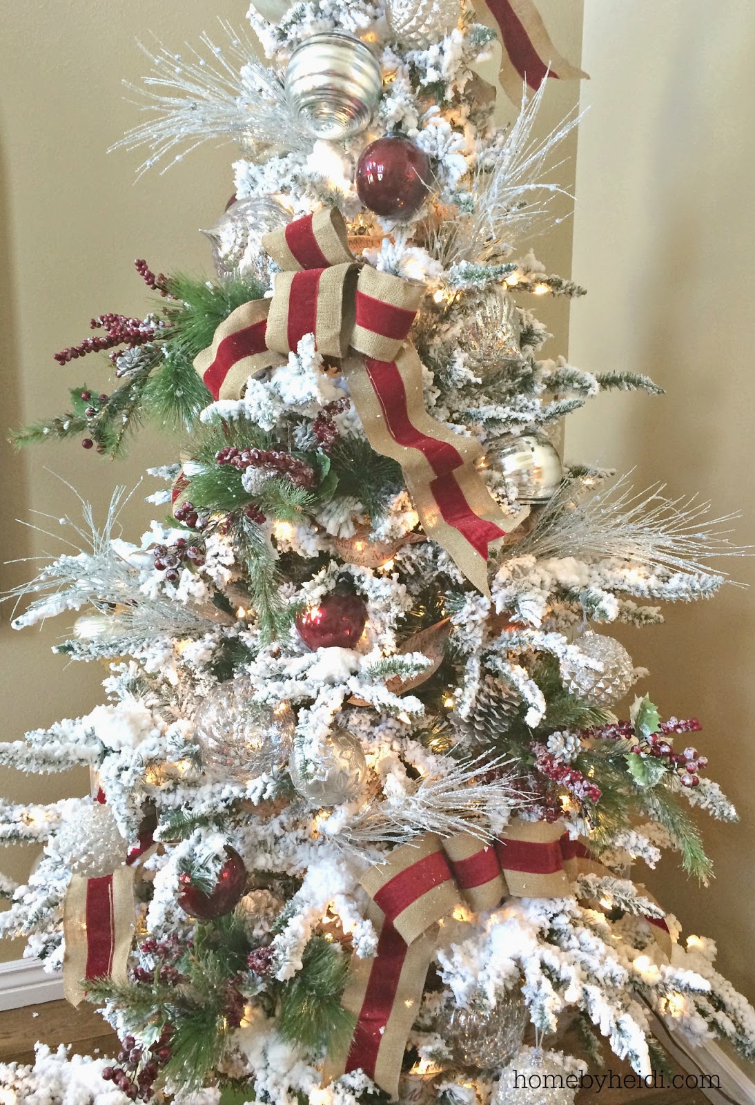 Home By Heidi: Christmas Tree Ribbon