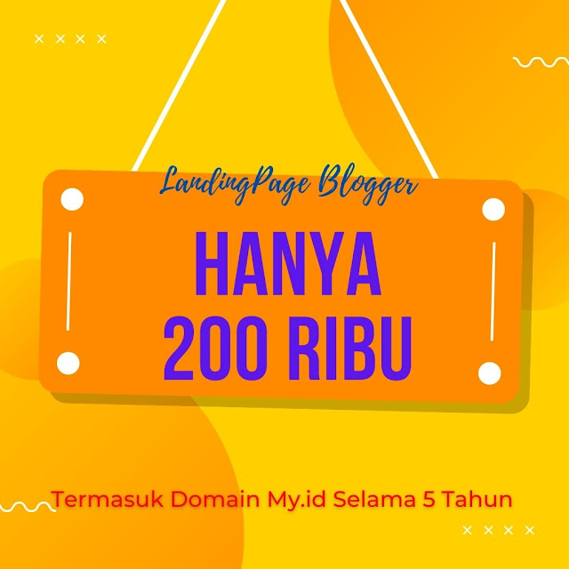 Harga Landingpage Blogger