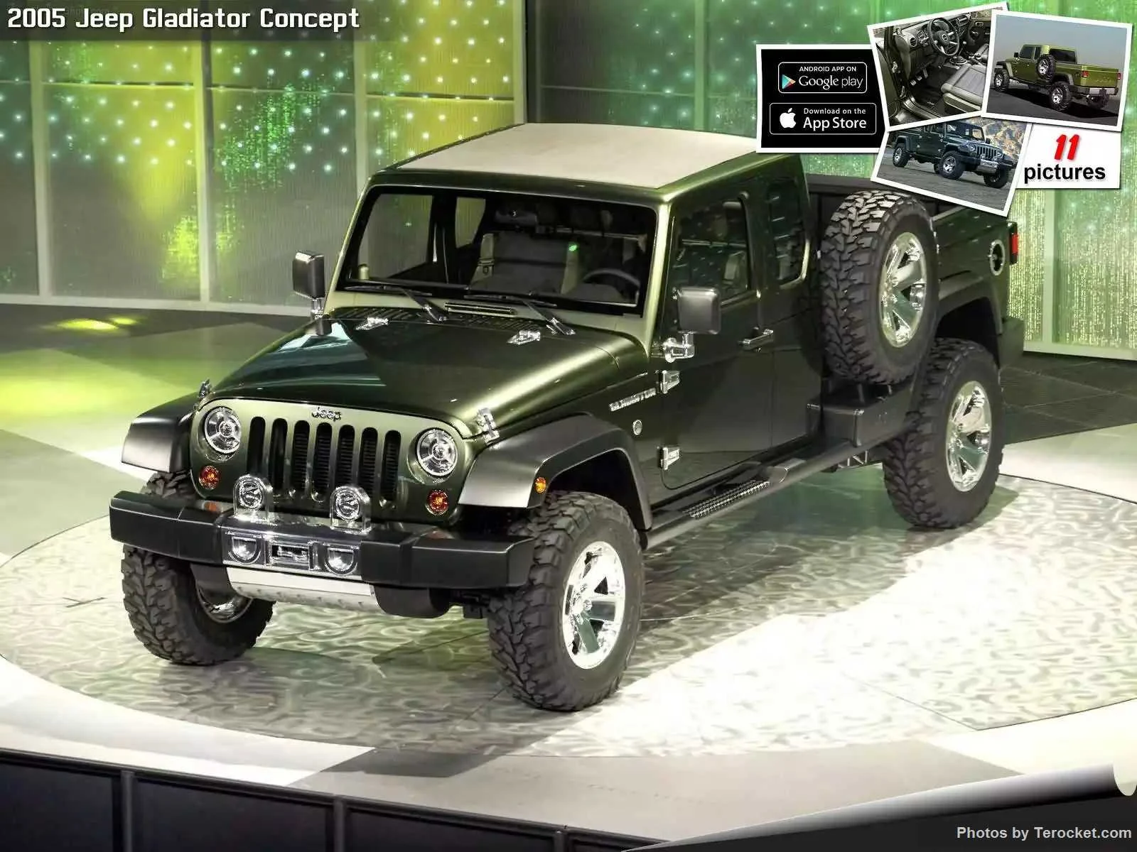 Hình ảnh xe ô tô Jeep Gladiator Concept 2005 & nội ngoại thất