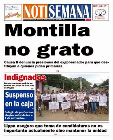 Portada del Semanario Notisemana