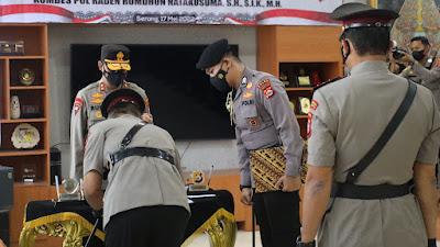 Kapolda Banten Pimpin Upacara Serah Terima Jabatan Kapolresta Tangerang