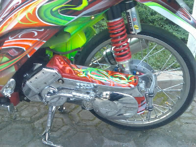 Modifikasi airbrush Full Mio Soul Unik Klop  otokrum