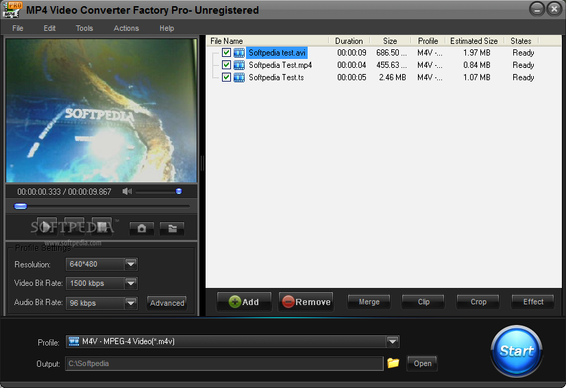 MP4 Video Converter Factory Pro 2.0