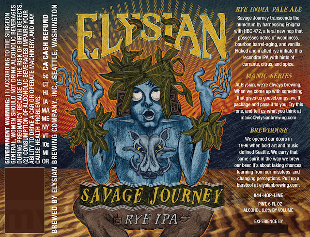 Elysian Adding Savage Journey Rye IPA To Manic Series