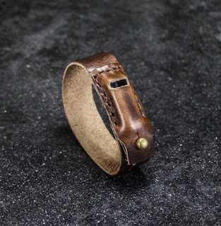 third anniversary leather jewelry gift fit bit bracelet