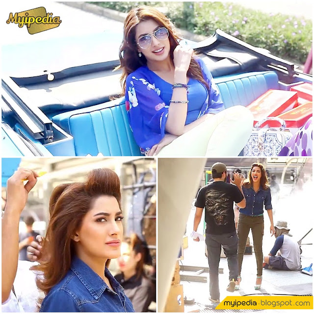 Mehwish Hayat Bts Of Borjan Fashion