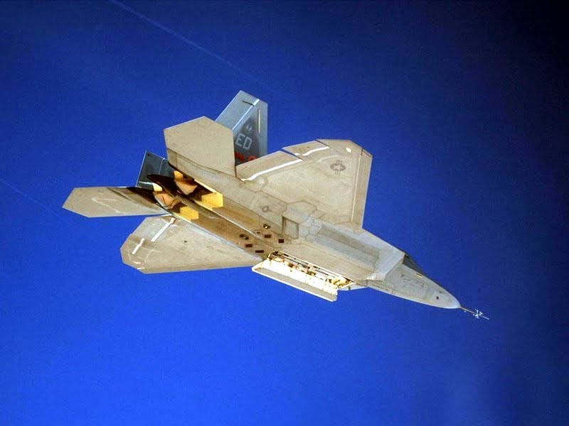 F-22 Raptor from below