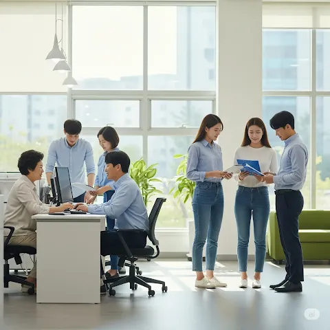 천안고용복지플러스센터 내부 환경