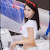 Car Wash Model Lee Sung Hwa at Korea Auto Show 2014