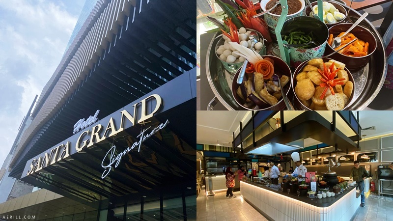 Makan 'Authentic Nyonya Noodles Hut' di Santa Grand Signature Kuala Lumpur