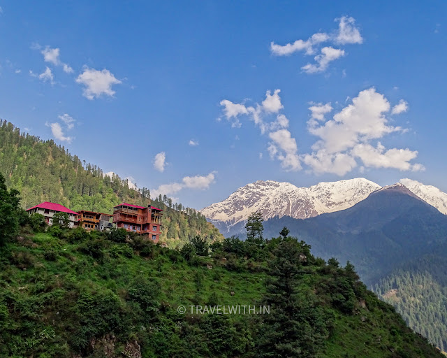 Snow-capped Parvati Valley in Summer