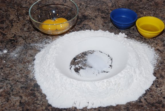 Fresh Pasta ingredients