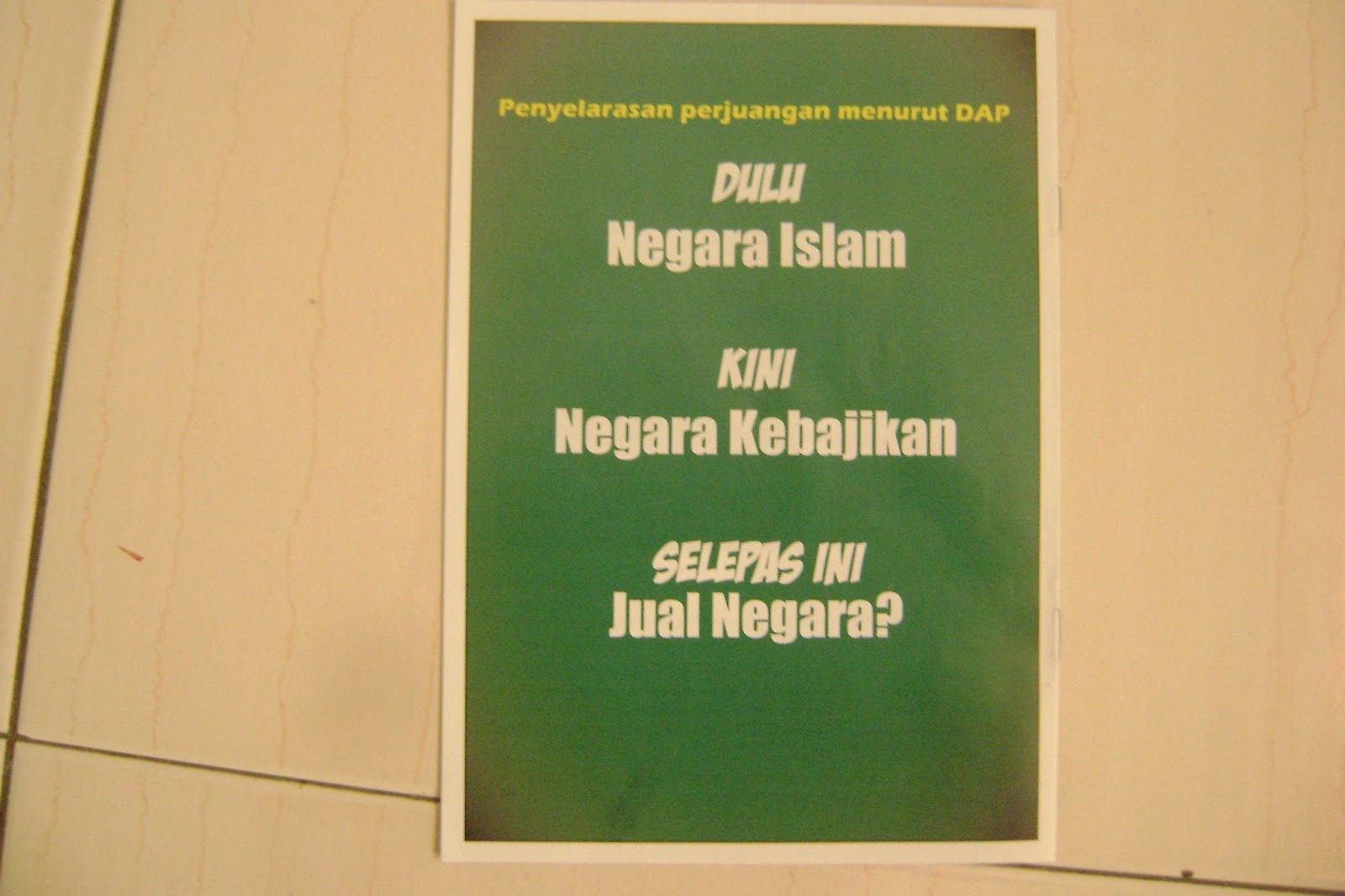 DIALOG RAKYAT: UMNO Pasir Gudang Menabur Fitnah Dan Meraih 