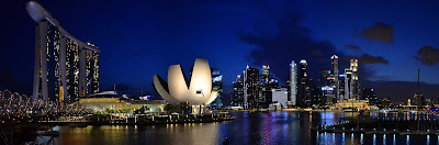 City Singapore Marina Bay Sands Buildings Modern