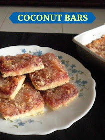 Coconut Bars Recipe @ treatntrick.blogspot.com