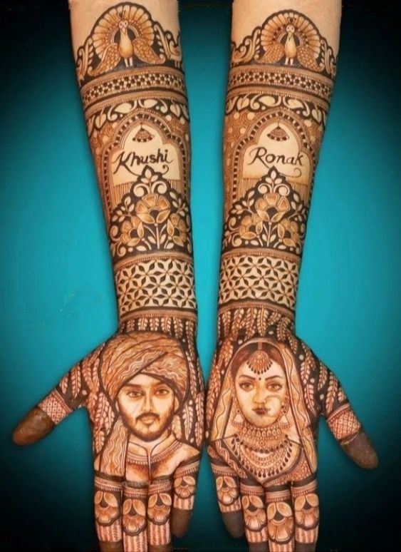 simple rajasthani mehndi designs