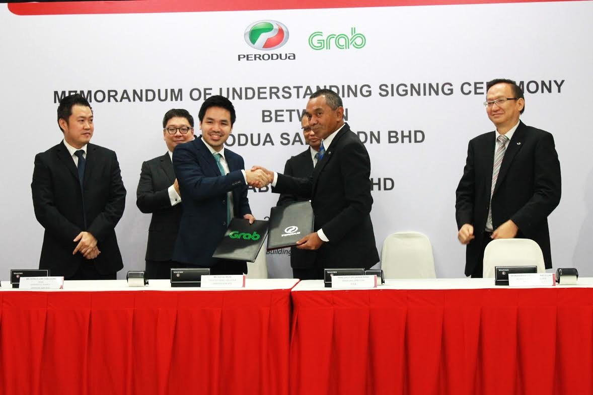 Motoring Malaysia Perodua And Grab Enter Into Partnership To Provide Extra Services For Grab Drivers Using Perodua Vehicles