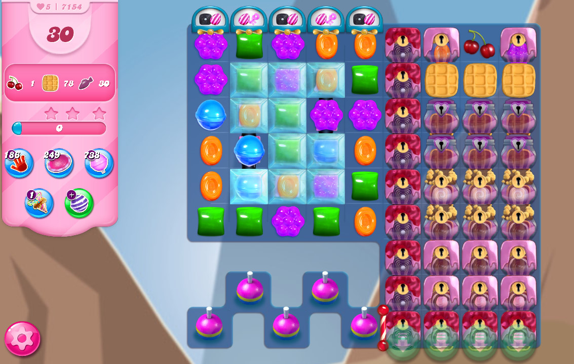 Candy Crush Saga level 7154