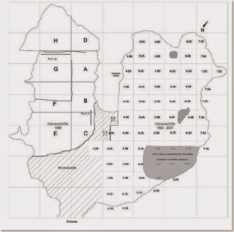 Plano de la Cova d´En Pardo