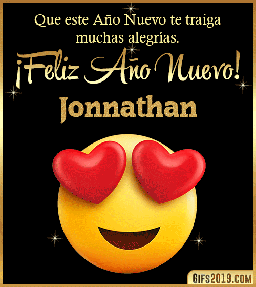 Gif animado feliz año nuevo jonnathan