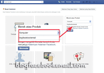 cara membuat fans page facebook