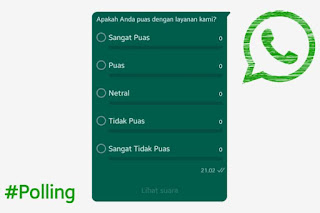 Cara Membuat Polling di WhatsApp Grup Android dan iOS Terbaru
