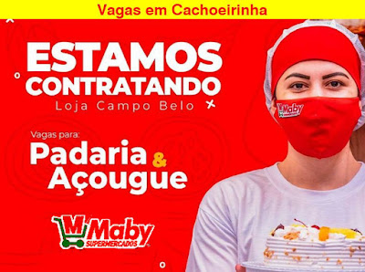 Maby Supermercados abre vagas na Padaria e Açougue em Cachoeirinha