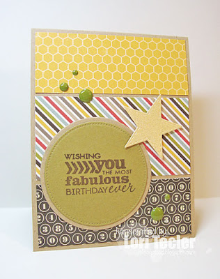 The Most Fabulous Birthday Ever card-designed by Lori Tecler/Inking Aloud-stamps from Verve Stamps