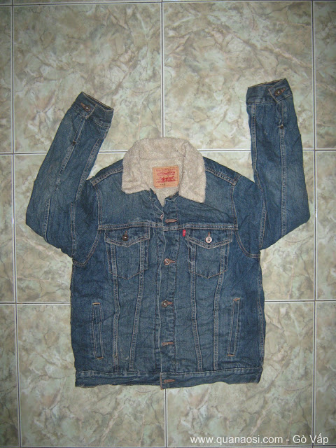 Áo khoác jean lót lông hiệu LEVIS USA giá rẻ 600k