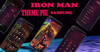 Download Tema Iron Man samsung Pie | Custom Oneui Theme Installer
