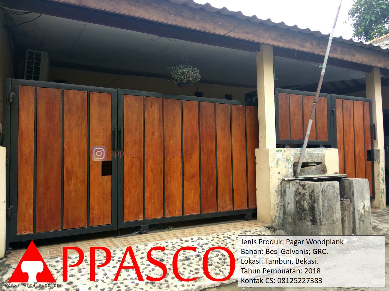  Pagar  Woodplank Besi  Galvanis GRC  di Tambun Bekasi Jual 