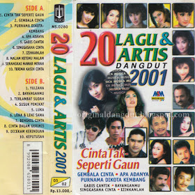 20 Lagu Dan Artis Dangdut 2001