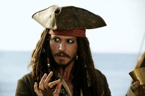 johnny depp pirates of the caribbean 1. 1. Johnny Depp as Captain Jack