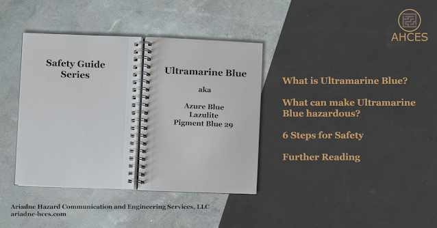 safety guide series ultramarine blue, aka azure blue, lazulite, and pigment blue 29